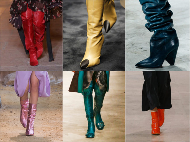 L to r: Isabel Marant, Loewe , Saint Laurent, Lacoste, Prada, Ellery